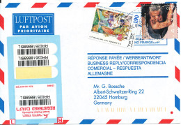 Israel Registered Air Mail Cover Sent To Germany 13-4-2000 - Posta Aerea