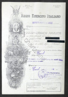 Regio Esercito Italiano - Foglio Di Congedo Assoluto - Casale - 1919 - Documents