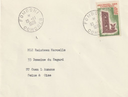 COMORES  Lettre 1966 FOMBONI  MOHELI - Lettres & Documents