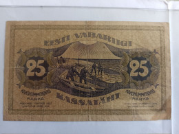 Estonie  25 Marka 1919 - Estonia