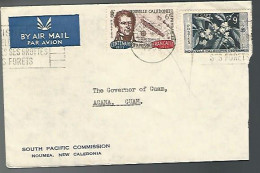 57990) France New Caledonia 1958 Postmark Cancel Air Mail Slogan - Covers & Documents