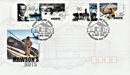 Australian Antarctic Territory 1999 Mawson's Huts FDC Kingston - Covers & Documents