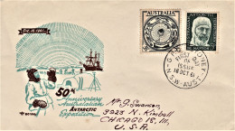 Australian Antarctic Territory Australia - 1961 - FDC - Sir Douglas Mawson - Lettres & Documents