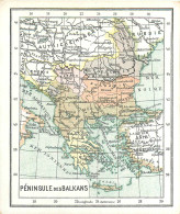 040523 - CHROMO CACAO VAN HOUTEN - Péninsule Des Balkans - Carte Géographique - Van Houten