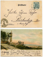 Austria 1901 Postcard - Klosterneuburg, Das Schwarze Kreuz; 5h. Franz Josef Stamp - Klosterneuburg