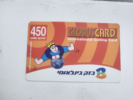 ISRAEL-(BEZ-INTER-049E)GLOBUS CARD Logo Second-bezeq International(1107)(30.11.2003)(688255630772)(card Board)used Card - Israel