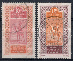 HAUT SENEGAL NIGER Timbres-poste N°22 & 23 Oblitérés TB Cote : 4€50 - Used Stamps