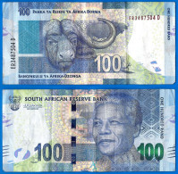 Afrique Du Sud 100 Rand 2015 Nelson Mandela Animal South Africa Que Prix + Port Billets Rands Paypal Bitcoin Crypto OK - Suráfrica