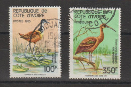 Cote D'Ivoire 1985 Oiseaux 720BC, 2 Val Oblit Used - Côte D'Ivoire (1960-...)