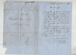 Termignon 1855 Couvert Garinot Tabatière Bérard Dit Sagne Saint Jean D'Arves Avocat Didier - Manuscripten