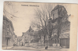 C8142) FELDKIRCH - Schattenburg - Tolle Straßenansicht U. Kinder Vor Zaun ALT 1907 - Feldkirch