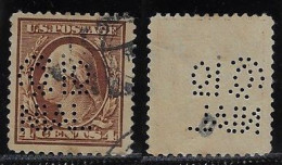 USA United States 1902/1917 Stamp Perfin COLO/NIAL By Colonial Life Insurance Company From Jersey City Lochung Perfore - Zähnungen (Perfins)