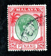 258 BCx Penang 1949 Scott 21 Used ( All Offers 20% Off! ) - Penang