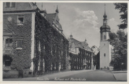 C8154) RIESA - RATHAUS Mit Klosterkirche - 1935 - Riesa