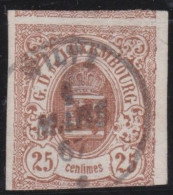 Luxembourg   .    Y&T   .  8  (2 Scans)     .     O    .     Oblitéré - 1859-1880 Coat Of Arms