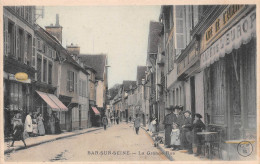 BAR-sur-SEINE (Aube) - La Grande Rue - Café De L'Europe - Tirage Couleurs - Bar-sur-Seine