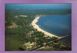 33 CARCANS MAUBUISSON La Station De Maubuisson Au Bord Du Plus Grand Lac De France Au Fond L'Océan Atlantique - Carcans