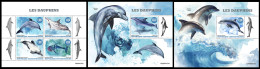 Central Africa  2022 Dolphins. (737) OFFICIAL ISSUE - Dauphins