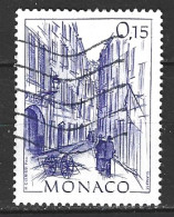 MONACO. N°1406 De 1984 Oblitéré. La Rue Basse. - Gebruikt