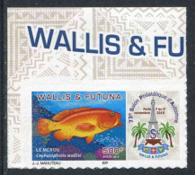 TIMBRE** De 2019 Adhésif En Coin De Feuille De WALLIS ET FUTUNA "LE MEROU -  73e SALON PHILATELIQUE D'AUTOMNE" - Unused Stamps