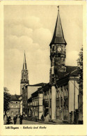 CPA AK Selb Rathaus Und Kirche GERMANY (877869) - Selb