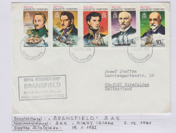 British Antarctic Territory (BAT) Ca RRS Bransfield Ca Signy South Orkneys 2 DEC 1981 (TR178) Ca Last Day - Storia Postale