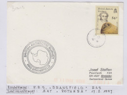 British Antarctic Territory (BAT) Ca RRS Bransfield Ca Halley 13 MR 1997 (TR179A) - Brieven En Documenten
