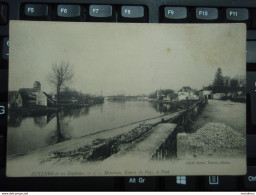 Cpa AUXERRE Et Ses Environs Moneteau, Entrée Du Pays, Le Pont - Moneteau