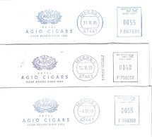 3 EMA ALLEMAGNE DEUTSCHLAND TABAC CIGARE TOBACCO CIGAR TABAK ZIGARRE TABACO SIGAAR AGIO CIGARS MARKERS SINCE 1904 MOERS - Tabaco