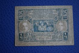 Yugoslavia ¼ Dinar 1921   25 Para = 1/4 Dinara Ministarstvo Finansija Kraljevine Srba, Hrvata I Slovenaca Fine - Yougoslavie