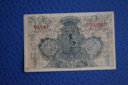 Banknotes Yugoslavia  1/2  Dinara  Ministarstvo Finansija Kraljevstva Srba, Hrvata I Slovenaca  Beograd 1919 - Yougoslavie
