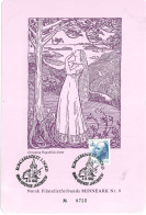 Norway  1992 Norwegian Philately Association Souvenir Sheet No 8 - Queen Ragnhilds Dream Cancelled 2.8.92 Royal Visit - Briefe U. Dokumente