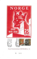 Norway  2000 Norwegian Philately Association Souvenir Sheet No 16 - Oslo - 1000 år Cancelled 7.4.2000 FDC - Briefe U. Dokumente