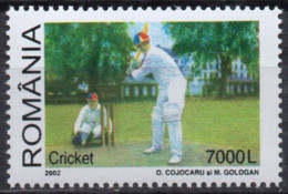 ROMANIA ROUMANIE 2002 - 1v - MNH - Sport - Kricket - Cricket - Mi. 5666; Yv. 4758 - Sports - Cricket