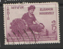 India  1963 SG  478  Human Rights   Fine Used   - Used Stamps