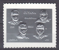 1994 Guyana 4521 Silver Politicians - A. Lincoln, V. Churchill, J. Kennedy 7,50 € - Sir Winston Churchill