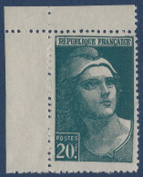 FRANCE Marianne De GANDON N°730a** 20FR Vert FAUX D'ITALIE CDFeuille TTB Signé A.JACQUART (maison CALVES) - Unused Stamps
