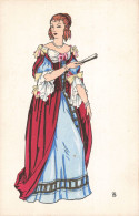 Mode CPA Histoire Du Costume Français Règne De Louis XIV 1653 Femme , Illustration - Mode