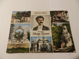 Postkaart Oostenrijk Johann Strauss Gedenk Kaart   *** 1025   *** - Musei