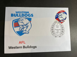 (3 Q 29) Australia AFL Team (2023) Commemorative Cover (for Sale From 27 March 2023) Western Bulldogs - Lettres & Documents