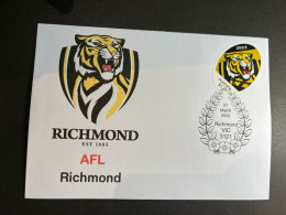 (3 Q 29) Australia AFL Team (2023) Commemorative Cover (for Sale From 27 March 2023) Richmod (Tigers) - Brieven En Documenten