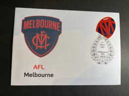 (3 Q 29) Australia AFL Team (2023) Commemorative Cover (for Sale From 27 March 2023) Mebourne CMF - Lettres & Documents