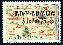 Cabo Verde - 1975 - Independence - 1968 Type / Cantino's Map - MNH - Cap Vert