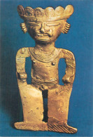 Colombia Bogota Gold Museum Fine Art Postcard Estilo Quimbaya Figura Anropomorfa - Colombie