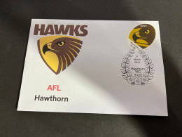 (3 Q 29) Australia AFL Team (2023) Commemorative Cover (for Sale From 27 March 2023) Hawthorn Hawk - Brieven En Documenten