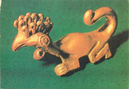 Delcampe - Colombia Bogota Gold Museum Fine Art Postcard Estilo Quimbaya Figura Zoomorfa - Kolumbien