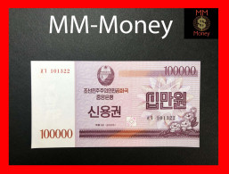 KOREA NORTH  100.000  100000 Won  2003  P.  D 57   "savings Bond"    UNC - Corée Du Nord