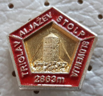 Triglav  2863m Aljaz Tower  Alpinism, Mountaineering Slovenia Ex Yugoslavia Pin - Alpinisme, Beklimming