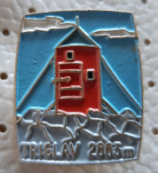 Triglav  2863m Aljaz Tower  Alpinism, Mountaineering Slovenia Ex Yugoslavia Pin - Alpinisme