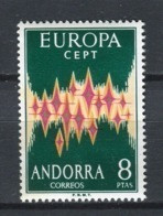 Europa CEPT 1972. Andorra ** MNH. - 1972